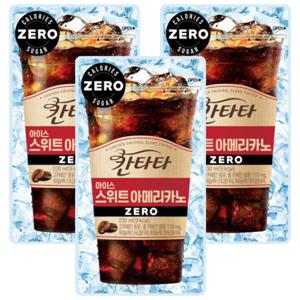 TEMU 롯데 칸타타 아이스 스위트아메리카노 제로 230ml x 50팩