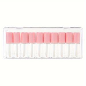 TEMU 10개입 4ml 플라스틱 립글로스 튜브, 플라스틱 립스틱 병, 립밤 용기 메이크업 정리함