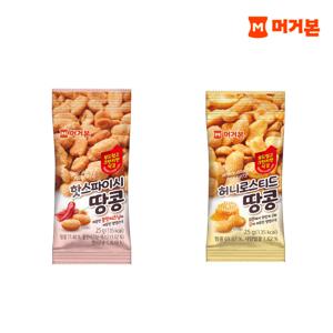 TEMU [머거본] 허니로스티드땅콩 25G 12봉+핫스파이시땅콩 25G 12봉