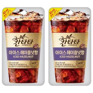 TEMU 롯데 칸타타 아이스 헤이즐넛향 230ml x 20팩