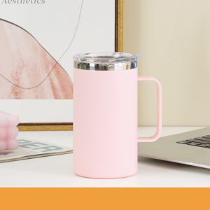 TEMU 1pc 스테인리스 슋 텀블러, 대용량 커피 컵, 밀크 티 컵, PP 바디 304 스테인리스 슋 라이닝, 스포츠 및 야외 레저 컵|텀블러