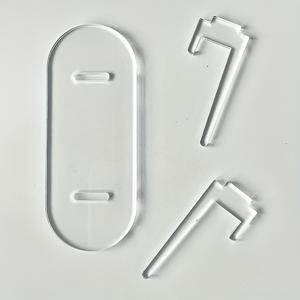 TEMU 투명 아크릴 컬렉션 디스플레이 랙 3개 세트, 명함 홀더, 기념 동전 및 CD 랙, 투명 펜던트 디스플레이 스탠드, 데스크탑 장식용 스탠드