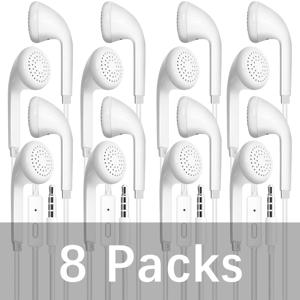 TEMU 4/8팩 유선 이어폰 3.5mm 잭 이어버드 오디오 헤드셋, 아이패드/PC용, 아이폰, MP3, 게임, 라이브 스트리밍, 노래방, 스포츠, 달리기, 줄넘기, 커플 선물용 베이스 스테레오 인이어 헤드폰