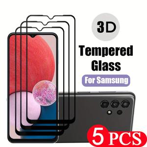 TEMU 삼성 A01/A12/A13/A13 5G/A14/A21/A21S/A22/A22 5G/A02/A02S/A03/A03S/A04S/A04E/A11/A24/A23/A31/A32 전체 커버리지/A32 5G/A33 5G/A34/A41/A42/A51 전체 화면/A52/A52S/A53 5G/A54/A71/A72/A73/A91 강화 필름용 5개 블랙 엣지 강화 필름