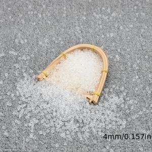 TEMU 2D 플랫, 4mm(1000개)/6mm(400개)/8mm(200개)/10mm(100개) 아크릴 클리어 페이셋드 비즈 DIY 헤어리스스 귀걸이 팔찌 목걸이 폰케이스 체인 키체인 램프 커튼 액세서리