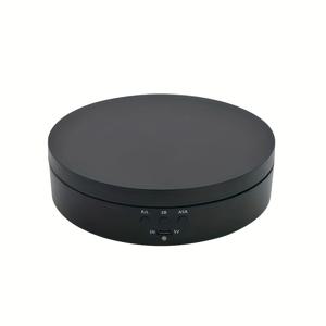 TEMU Gzzhi 전동 회전 거울 스탠드 - 360° 턴테이블, 3단계 속도 조절 (고/중/저) - USB/배터리 겸용 (USB 호환, AAA 배터리 사용 가능), 보석 디스플레이, 사진 스튜디오, 홈/오피스 장식용 - 내구성 플라스틱 소재, 시계·반지·목걸이 프레젠테이션에 이상적, 세련된 디자인, 매끄러운 표면 마감