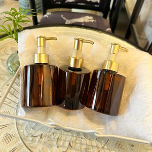 TEMU 세 개의 150ml/5.1oz 원통형 로션 디스펜서 병, 짠 샴푸, 컨디셔너, 바디 워시 디스펜서, 메이크업 리무버 오일, 손 소금, 톤러, 로션 디스펜서 교체 빈 병, 휴대용 여행 포장, 욕실 및 화장실에 적합 | 방수 라벨