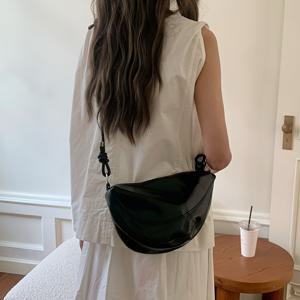 TEMU 여성용 스타일리시 레드 샌들 백, 지퍼 클로저 - 캐주얼 크로스바디 & 언더암 백, 통근 및 일상 사용에 완벽, 이상적인 휴일 선물, 통근 백| 도시 패션 백| 지퍼 백|가방|크로스백|보부상가방