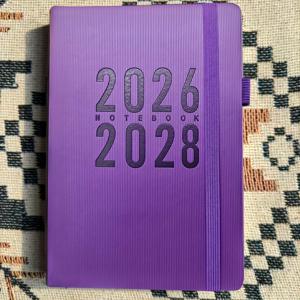 TEMU 2026-2028년 3년 월별 플래너 캘린더 - 1월부터 12월까지, 소프트 커버와 탄성 펜 홀더, 12개월 디스플레이, 영어 언어, 조직과 세련된 성인에게 이상적, 일기 쓰기| 디자인|쉬운 관리 바인딩|달력|달력|캘린더