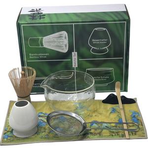 TEMU 7pcs 일본 마차 차례 세트 - 바마부 휘슬, 픽커, 스트레이너, 천이 있는 수제 유리 그릇 - 크리스마스, 할로윈, 부활절, 추수감사절, 세인트 패트릭의 날을 위한 전통적인 장식