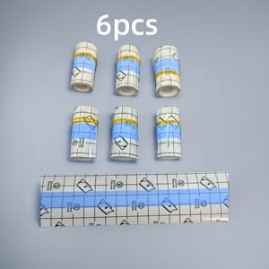 TEMU 6 롤 투명 방수 테이프, 방수 스틱을 위한 탄성 피부 필름 롤, 마크를 남기지 않는 접착 테이프, 샤워, 수영 및 포스트 타투 관리에 적합, 절단 가능한 방수 보호, 가족과 친구에게 완벽한 선물입니다.