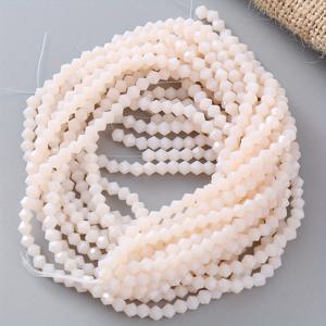 TEMU 900pcs 4mm 유리 Bicone 모양의 느슨한 구슬 도자기 DIY 수제 보석 팔찌 귀걸이 전화 체인 액세서리 만들기