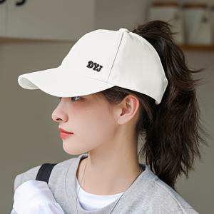 TEMU 여성용 가벼운 야구 모자, 자수된 