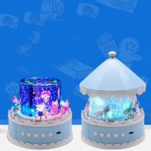 TEMU 360° 회전 LED 별빛 프로젝터 무드등 | 블루 갤럭시 귀여운 투명 조명 | 침실 천장 분위기 연출 | USB 전원, 배터리 불필요 | 생일/크리스마스/발렌타인데이 선물 추천 | 내구성 플라스틱 판타지 룸 장식 조명, 크리스마스에 딱 좋은|무드등