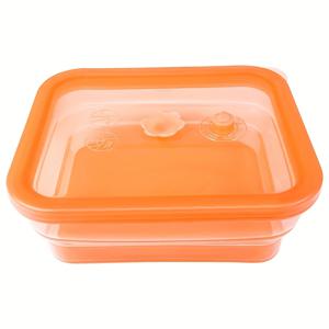TEMU 실리콘 재료와 식품 신선도 상자 500ml, 1000ml, 15000ml 세 가지 스타일의 주방 반투명 실리콘 신선도 보관 상자, 멜론 및 야채 고기 냉장고 분할 보관 상자(뚜껑 포함)