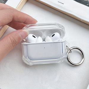 TEMU Airpods Pro3용 충격 방지 보호 케이스: Creative Clear TPU 이어버드로 최대의 오디오 선명도를 얻으세요