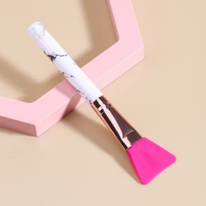 TEMU 페이셜 클렌징용 부드럽고 편안한 마블 실리콘 마스크 브러시와 여성용 화장품용 헤어리스 어플리케이터