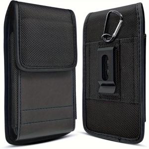 TEMU 휴대 전화 나일론 벨트 고정 커버, ID 카드 가방 커버, 통근 커버 지갑, for Galaxy S23+/S22+ 플러스/S21+/S20+/S10+/S9+/A53/A52/A51/A50에 적합한 휴대 전화 케이스