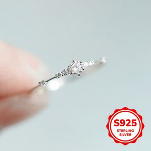 TEMU 1g S925 실버 우아한 빈티지 스타일 링 - 얇은 디자인, 일상 착용 및 선물에 이상적, 데이 선물에 이상적, 데이 선물|빈티지 스타일 링|합성 지르코니아 액세서리