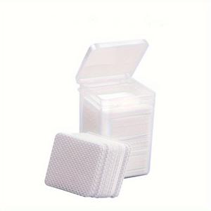 TEMU 200pcs 린트 프리 네일 클리닝 패드 네일 와이프, 매우 흡수성이 좋은 부드러운 비직, 네일 폴리쉬 리무버 패드, 아이래쉬 익스텐션 젤 클렌징 와이프, 젤 네일 폴리쉬 제거 도구, 플라스틱 보관 상자와 함께