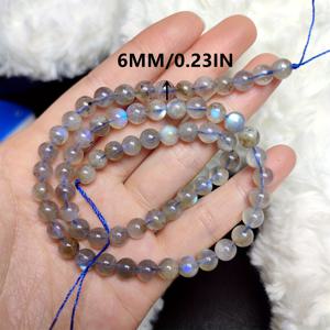 TEMU 1가닥 6MM/8MM 천연 라브라도라이트 라운드 비즈 스캐터드 비즈 스페이서 비즈 -쥬얼리 팔찌 목걸이 DIY 액세서리