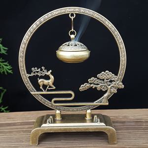 TEMU 복, 재물, 장수 향로 - 루이 행잉 라인 샌들우드 실내 장식용 향꽂이
