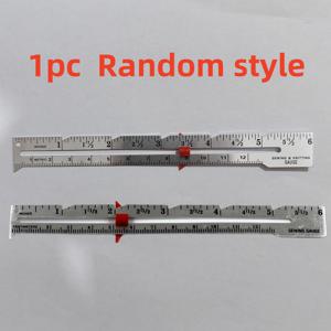 TEMU 1pc 측정 도구 금속 게이지 패브릭 퀼트 러 시뮬레이션 게이지 DIY 퀼트 봉제 용품