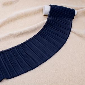TEMU 단일 레이어 주름 셔폰 레이스 트림, 폭 11cm - 다크 퍼플 라벤더, 화이트, 퍼플, 레드, 네이비 블루, 블랙 색상 가능 - 드레스 및 의류 가장자리에 이상적|쉬폰원피스