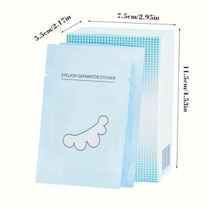 TEMU 50쌍 구름 모양 속눈썹 연장 아이 패치 - 무향, 배터리 필요 없음, 전문가용 롱래스팅 연장 필수품
