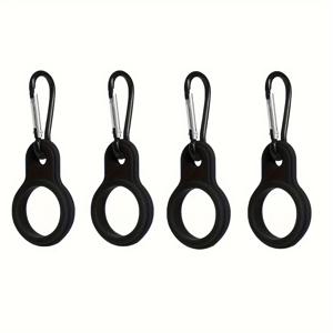 TEMU 4pcs 물병 홀더, 3.54인치 알루미늄 클립 및 고무 링, 캠핑, 하이킹, 러닝, 야외 스포츠용 휴대용