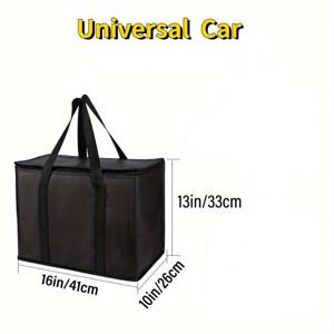 TEMU 1pc 대용량 휴대용 쿨러 백, 삼중 보온, PVC 비직조 토트, 음식을 1.5시간 동안 따뜻하게/냉장으로 유지, 쉬운 청소 알루미늄 라인, 폼 보온, 내구성 있는 핸들