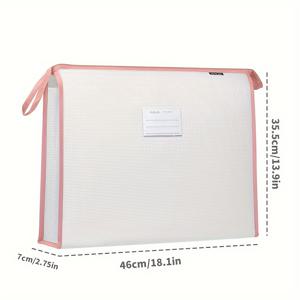 TEMU 1pc A3 두꺼운 EVA 지퍼 포켓 - 아트 용품, 문서 보관 및 분류, 오래 지속되는 사용, 아트 용품 정리함|현대 스타일 포켓|내구성 있는 지퍼 클로저, 스케치북 정리함
