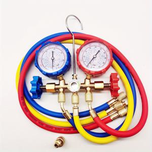 TEMU 냉매용 HVAC 압력 게이지, R32, R410A, R22, R134A에 적합 - 전원 필요 없음