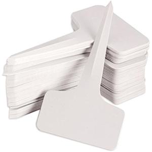TEMU 50개 팩 PVC T형 정원 태그 – 재사용 및 방수 식물 마커 야채, 허브, 화분용 – 쉽게 쓸 수 있는 표면이 있는 실외 라벨링 스테이크