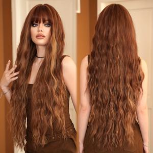TEMU 7JHH WIGS 긴 자연스러운 35.43