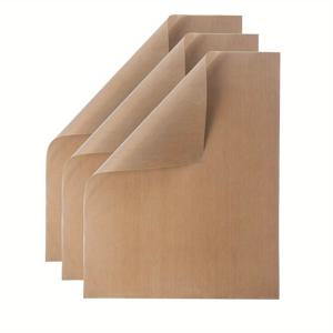 TEMU 1/2/3개 테플론 베이킹 시트 12×16인치 (30x40cm) PTFE 테플론 팬 라이너, 고온 내성, 비접착 오일, 재사용 가능, 열프레스 및 베이킹에 최적