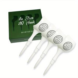 TEMU MELE 플라스틱 볼 마커 골프 볼 티 페탈 볼 티 선물 상자 포장 4pcs/박스|골프티|골프용품