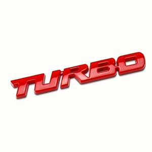 TEMU 2개 터보 레터 자동차 엠블럼 - 후드, 도어 & 범퍼용 3D 메탈 배지 | 방수 외부 액세서리 | 아연 합금 터빈 디자인 | 모든 모델에 적합