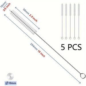 TEMU 5pcs, 청소 브러시, 스탠리용 양초 청소기, 스탠리 머그 40/30/20 Oz용 양초 청소 브러시, 스탠리 머그 40oz용 양초 청소 브러시, 양초 청소 브러시, 청소 도구