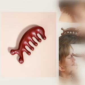 TEMU 다섯 개의 이가 있는 돌핀 모양의 레진으로 만든 마사지 커미