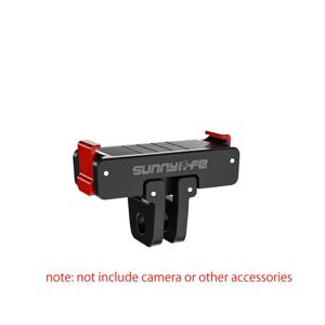 TEMU For DJi OSMO 액션 5 프로/4/3/2용 선니라이프 접이식 자석 퀵 릴리스 마운트 - 조절 가능한 셀카봉 삼각대 어댑터, 360° 회전, 가벼운 내구성 디자인 & 안전한 그립, 핸즈프리 촬영, 휴대용 액세서리, 고품질 소재, 야외 활동 애호가를 위한