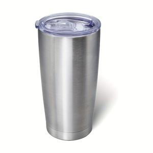 TEMU 20oz 스테인리스 스틸 텀블러, 이중 벽 진공 보온 보냉, 파우더 코팅, 뚜껑이 있는, 뜨거운 음료와 차가운 음료, 차량 사용, 훌륭한 선물 아이디어