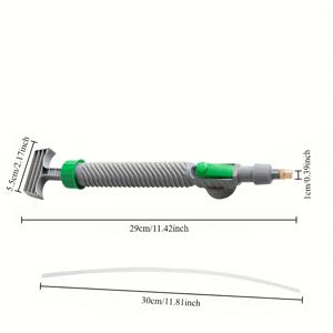 TEMU 1개 수동 고압 손 스프레이어, 조절 가능한 노즐 - 모기 구제, 원예 및 해충 관리에 이상적 - 내구성 있는 플라스틱, 휴대용, 전원 또는 배터리 필요 없음