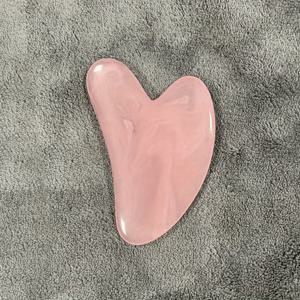 TEMU 1개 하트 모양 스크래핑 도구, 얼굴 스크래핑 태블릿, 전신 스트레칭 스크래핑 보드, 얼굴, 목, 등, 전신 마사지에 적합