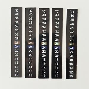 TEMU 1/5/10개 아쿠아가드 LCD 어항 온도 스티커, 10-40°C 범위, 충전되지 않음, 배터리 필요 없음, 어항 온도 감지 도구