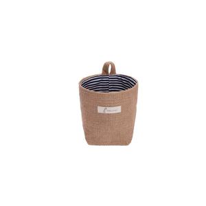 TEMU 1pc 베이지 직물 리넨 보관 바구니, 접이식, 휴대용, 손세탁, 캐주얼 스타일, 인쇄 없음, 벽도어 걸이, 옷 가방 홈 가제트 보관 주최자