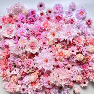 TEMU 20개 혼합 컬러 패브릭 꽃 머리, 결혼식 & 집용 수제 DIY 장식, 전기나 배터리 필요 없음, 크리스마스 & 데이 장식, 결혼식 장식에 다용도