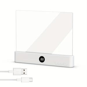 TEMU Shenzhi Tech 충전식 LED 책등 - 휴대용, 조절 가능, 3가지 색온도, USB 전원, 눈 보호 독서 램프, 침대, 차량, 비행기용 - 독서자와 여행자에게 이상적인 선물, 책 장식