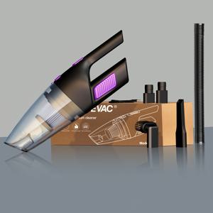 TEMU CascadeVac 강력한 6KPa 무선 차량용 진공 청소기 - 강력한 흡입력, USB 충전식, 원클릭 먼지 방출, 어려운 곳에 사용하기 좋은 평면 노즐, 가정, 사무실, 애완동물, 자동차 및 RV용 이상적, 애완동물 털 정리 | 효과적인 먼지 포집, 무선 진공청소기