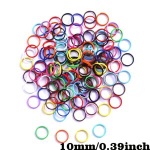TEMU 100개 다양한 색상 8/10mm 스틸 점프 링, 작은 이중 개방 키 링, 보석 만들기, DIY 공예, 목걸이, 팔찌, 귀걸이 및 장식용 분할 링|키링|링귀걸이